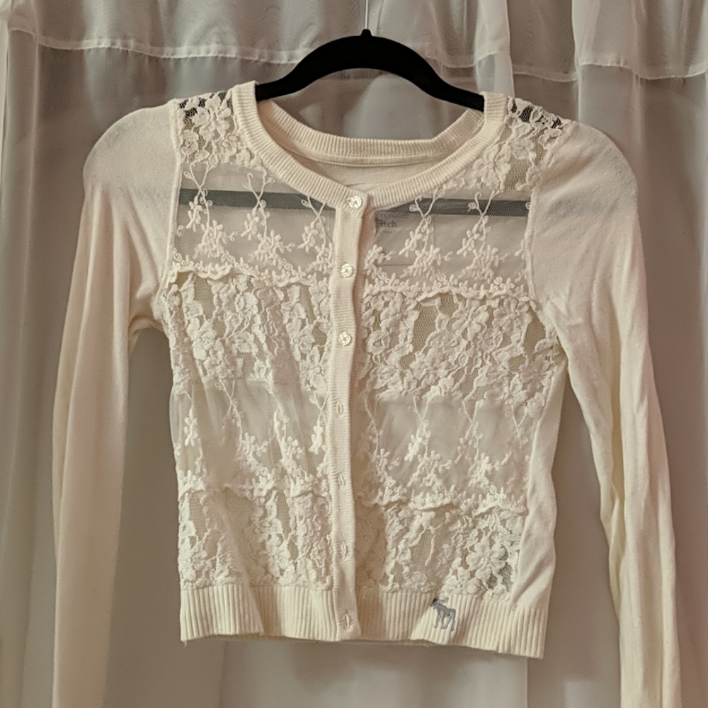 Abercrombie and fitch - Lace cardigan - size xs